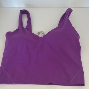 lululemon athletica Purple Align Tank V-Neck Seamless Bra Tank